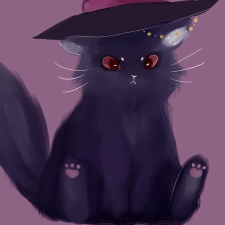 Witch kitty